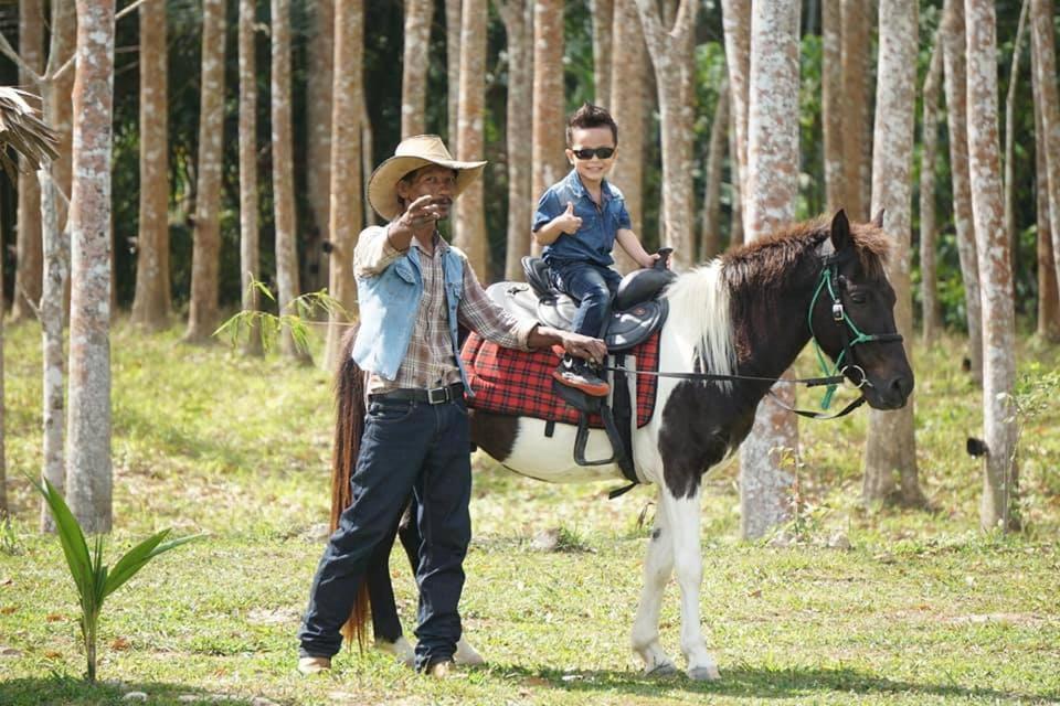 Ban Na No ไร่นาบัวหลวง คาเฟ่ & ฟาร์มสเตย์ Raina Bualuang Cafe & Farm Stay מראה חיצוני תמונה